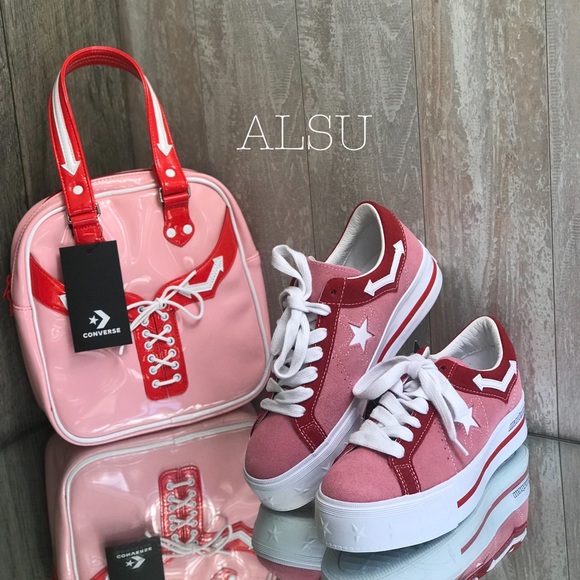 Con&Mademe One Star Platform Suede OX Pink Icing W - Picture 3 of 8